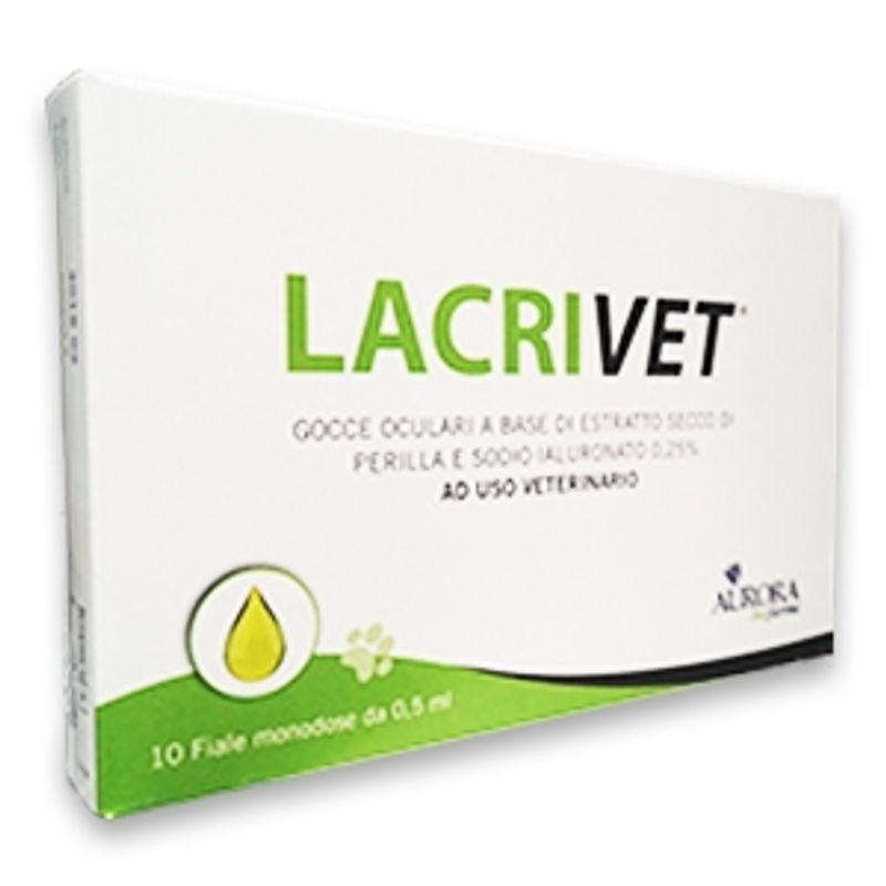 Lacrivet Gocce Oculari uso veterinario 10 fiale-1