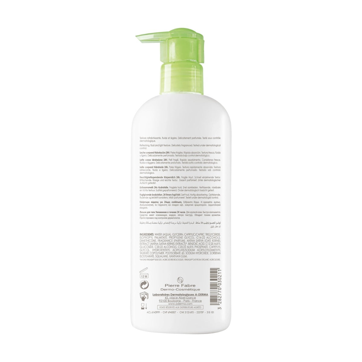 A-Derma Latte corpo idratante per pelli sensibili 400ml-4