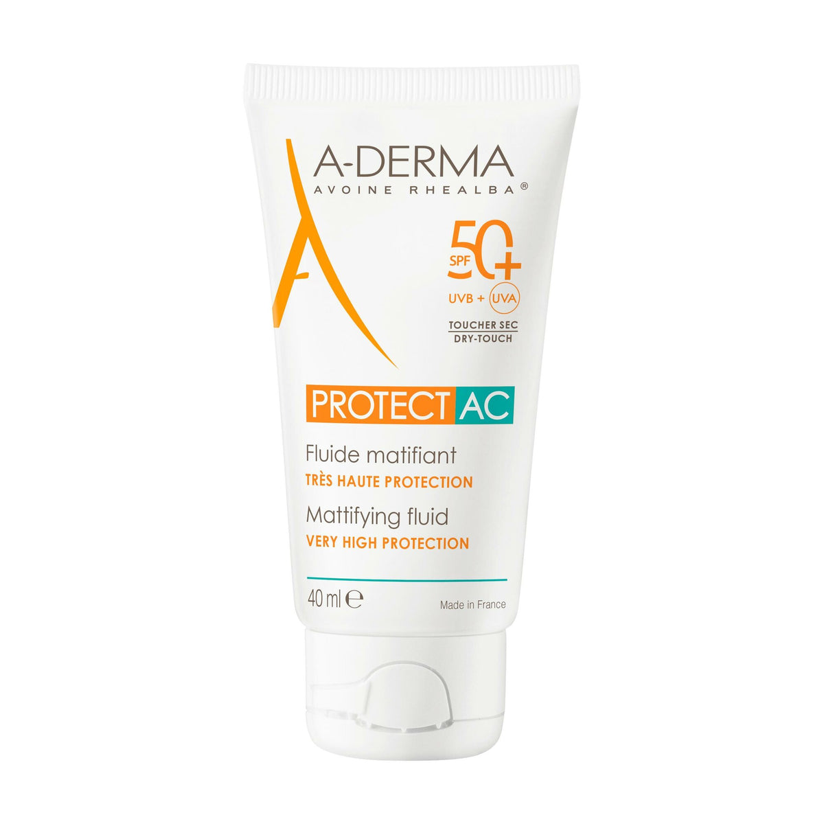 A-Derma Protect AC Fluido opacizzante protezione solare viso molto alta SPF50+ 40ml-4