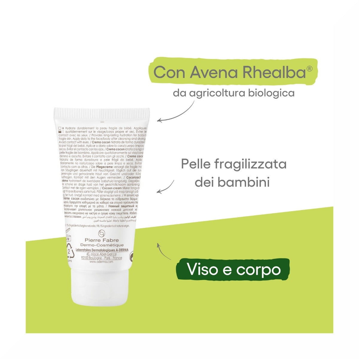 A-Derma Primalba Crema Cocon idratazione 24h per viso e corpo 50ml-7