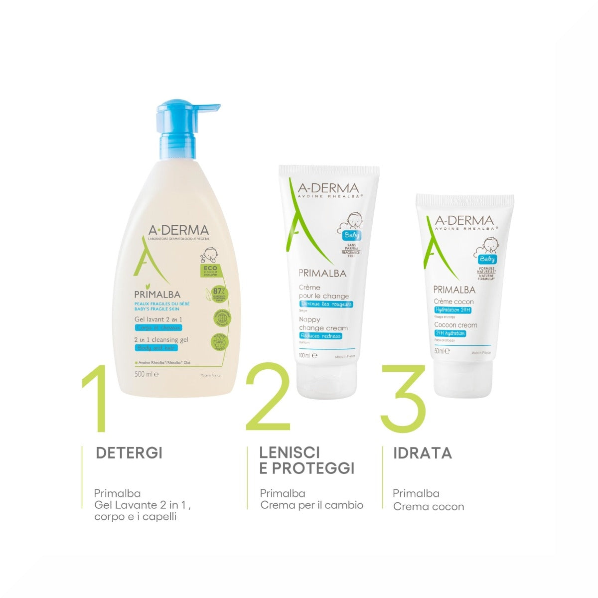 A-Derma Primalba Crema Cocon idratazione 24h per viso e corpo 50ml-9