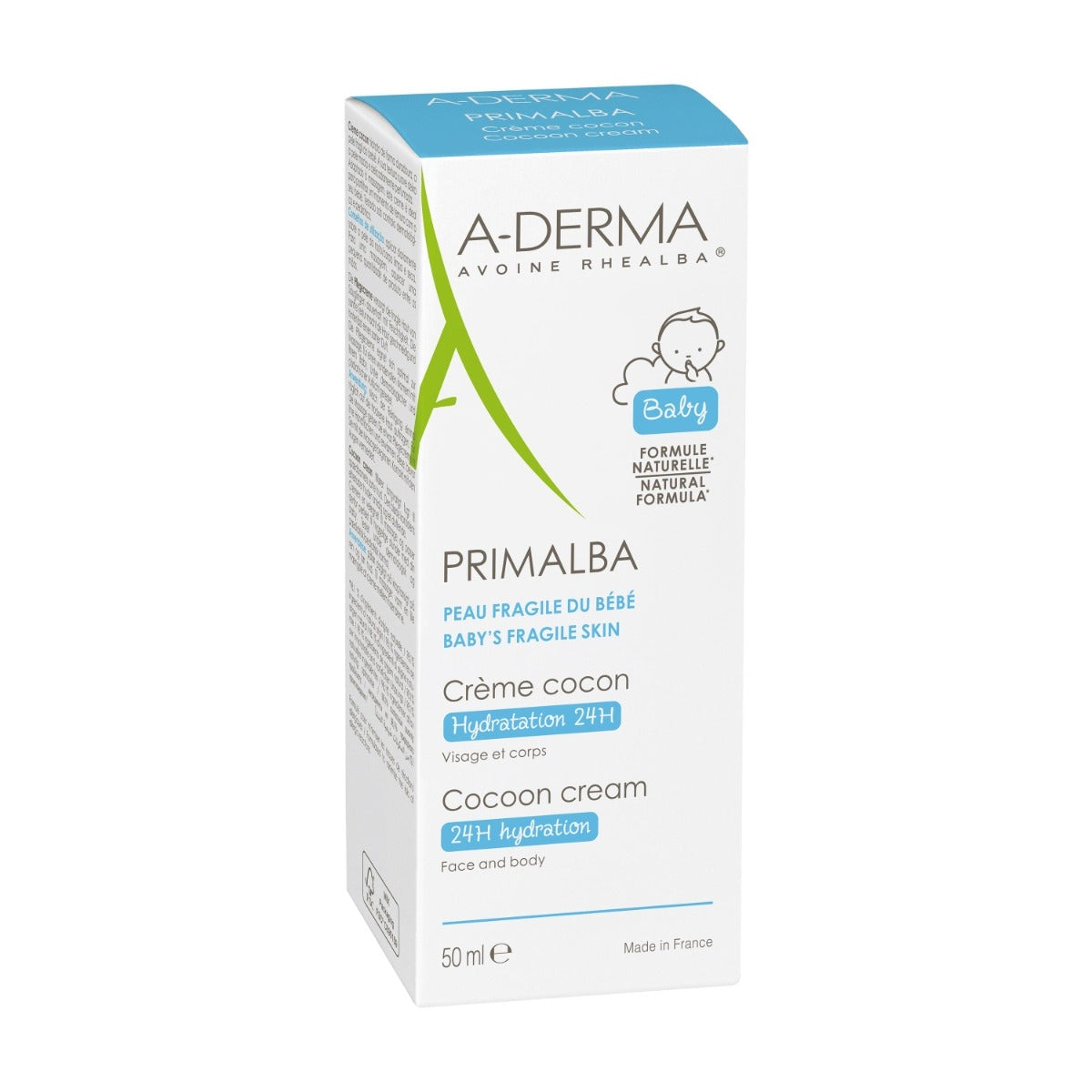 A-Derma Primalba Crema Cocon idratazione 24h per viso e corpo 50ml-10