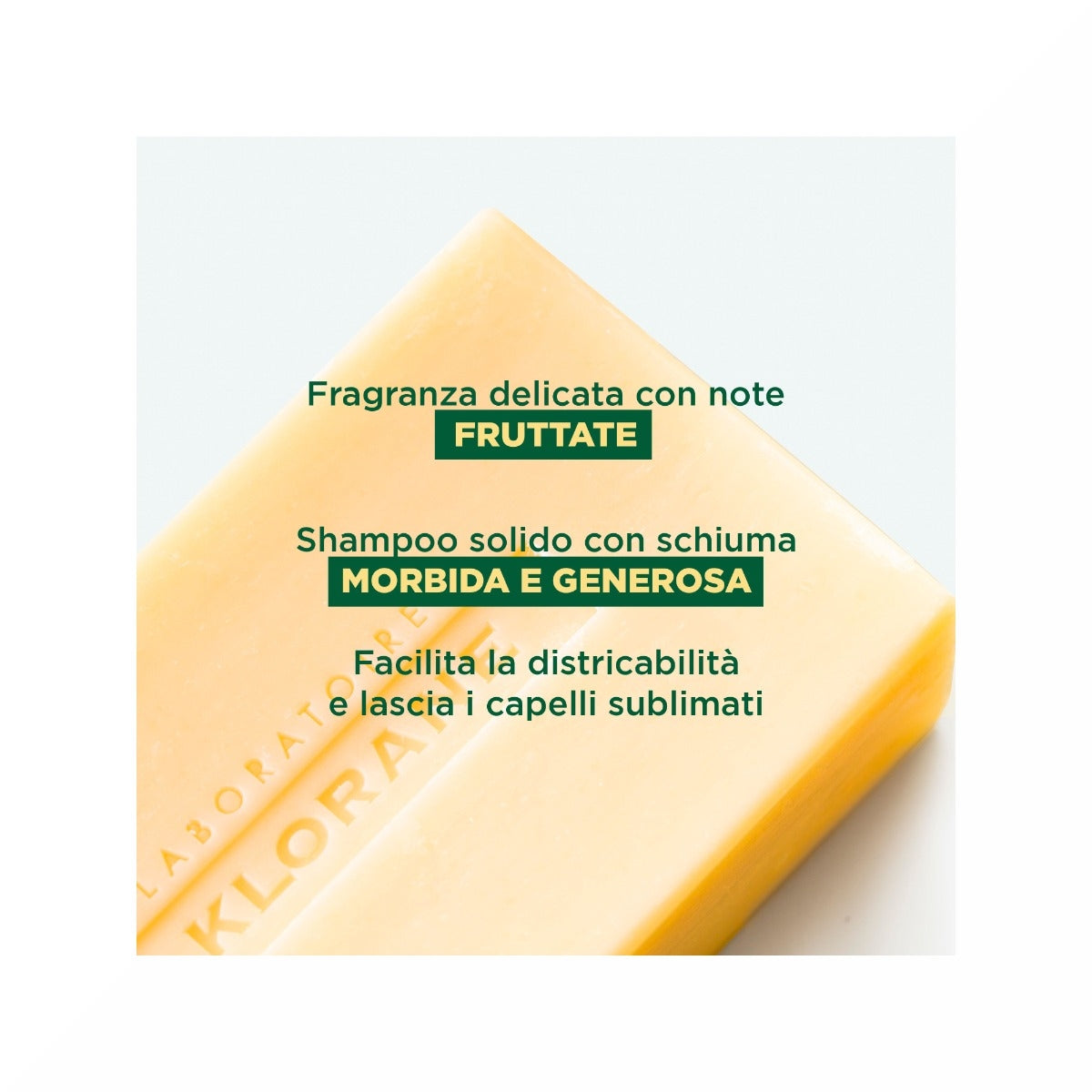 Klorane Shampoo solido al Mango capelli secchi 80g-9