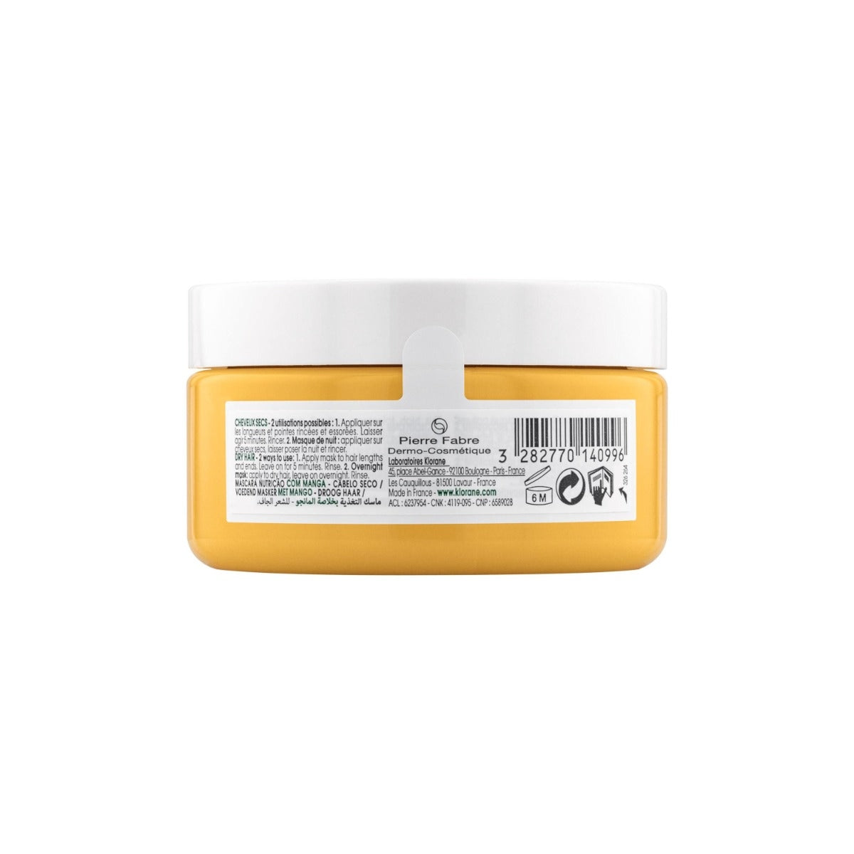 Klorane Maschera al Mango capelli secchi 150ml-5