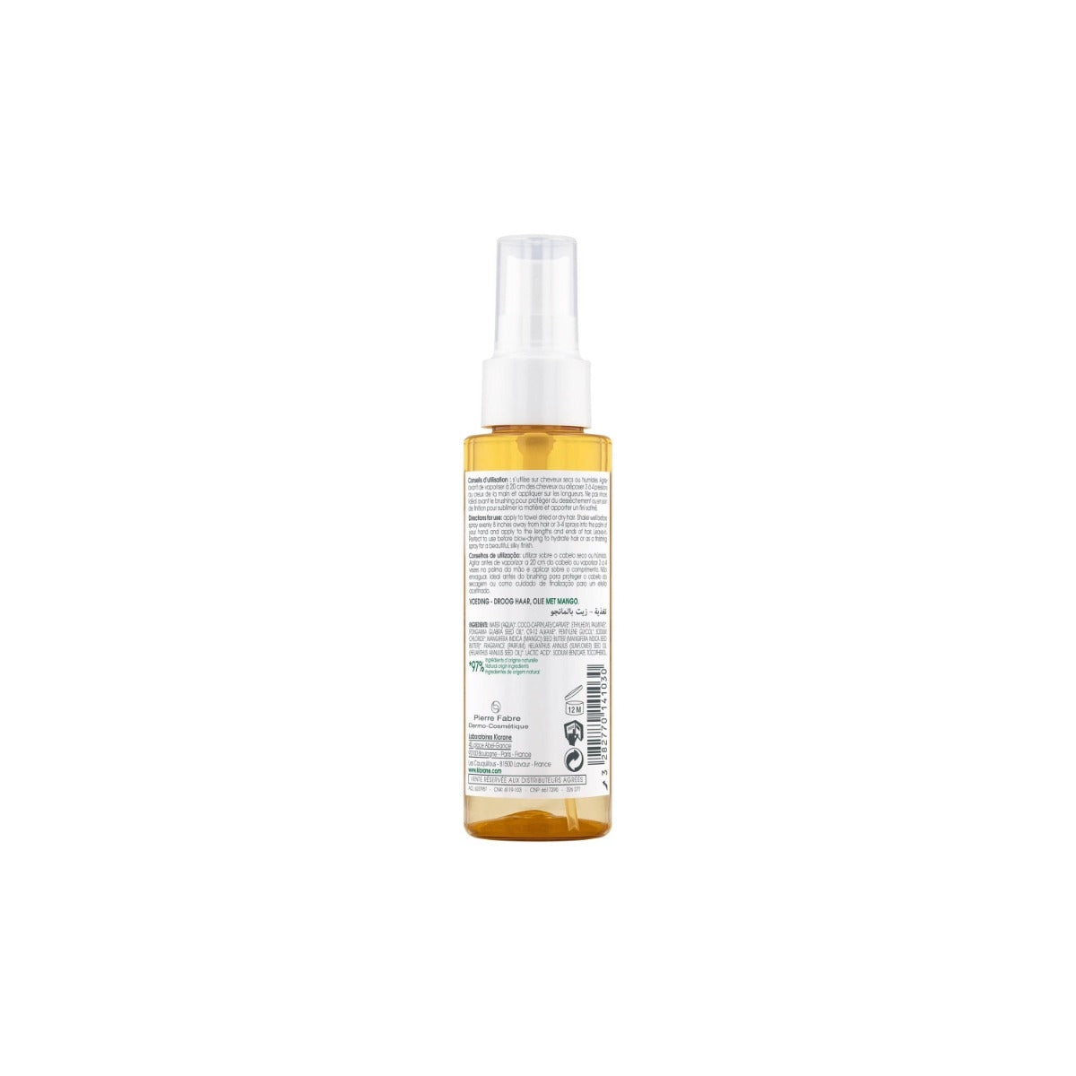 Klorane Olio al Mango capelli secchi 100ml-5