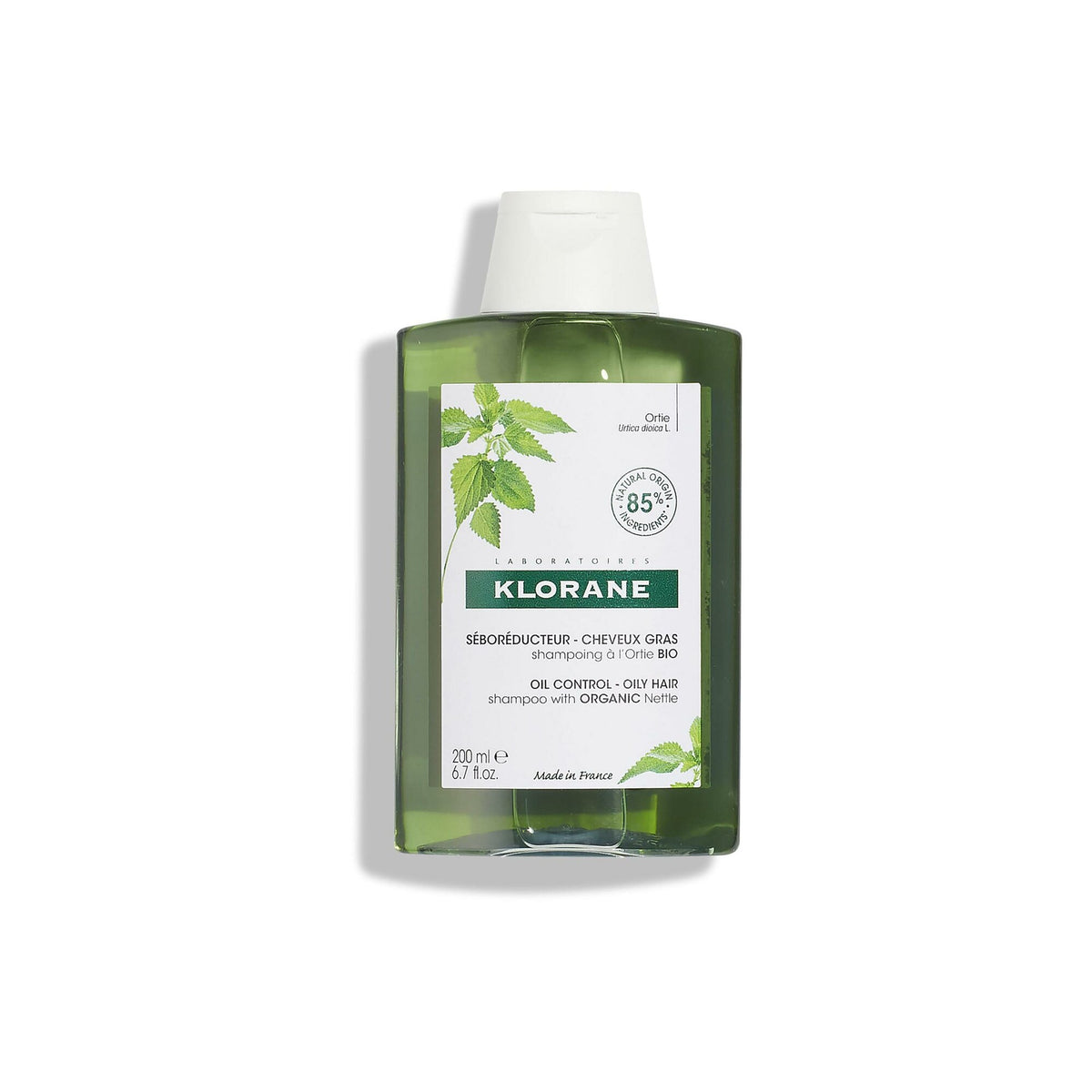Klorane Shampoo seboregolatore all'ortica Bio per capelli grassi 200ml-5