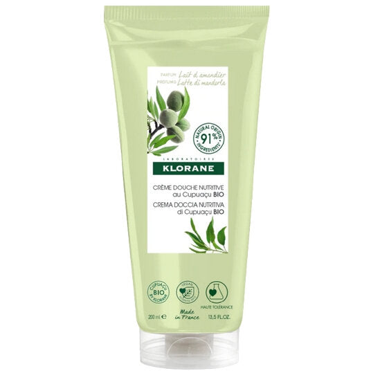 Klorane Crema doccia ricca LATTE DI MANDORLA al burro di Cupuacu BIO 200ml-2