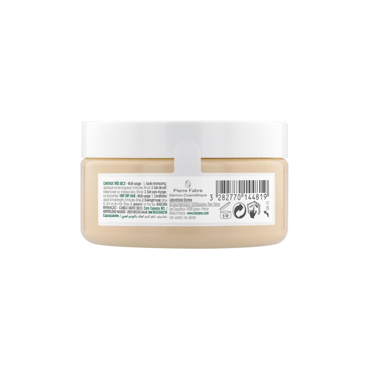 Klorane Maschera Riparatrice al Burro di Cupuacu Bio 150ml-3