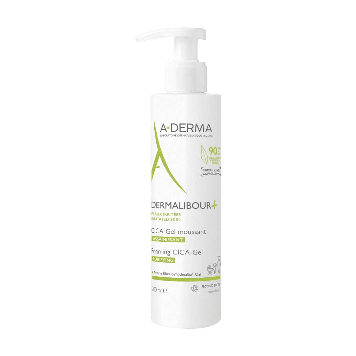 A-Derma Dermalibour + Cica Gel detergente purificante pelli irritabili 200ml-3