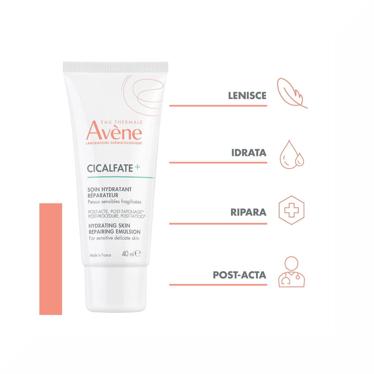 Avene Cicalfate+ trattamento idratante riparatore 40ml-7