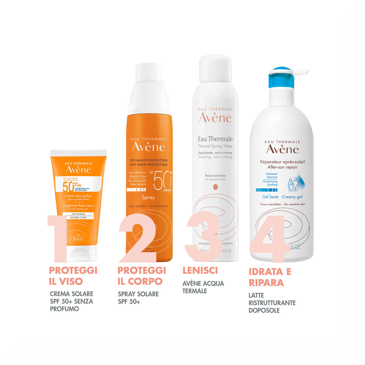 Avène Crema Senza Profumo SPF 50+ Solare Viso 50ml-8