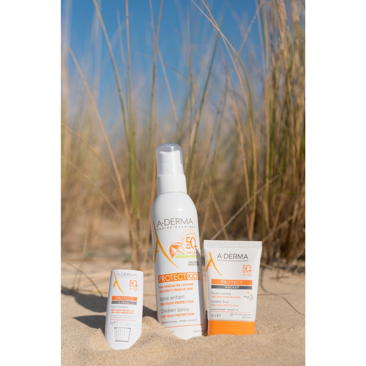 Aderma Protect Pocket Fluido Invisibile Solare Viso 30ml SPF50+-7