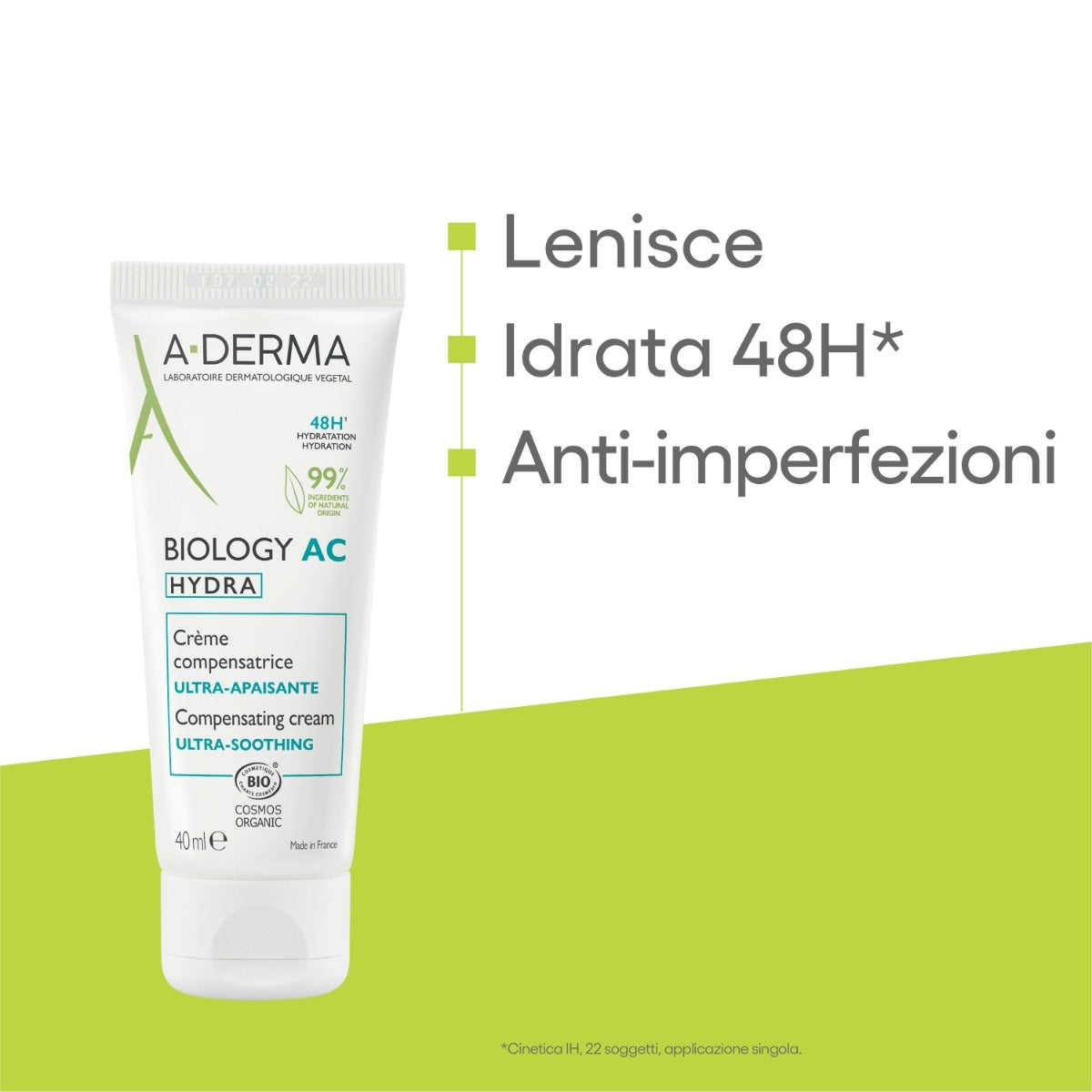 A-Derma Biology AC Hydra crema compensatrice ultra-lenitiva anti-imperfezioni 40ml-11