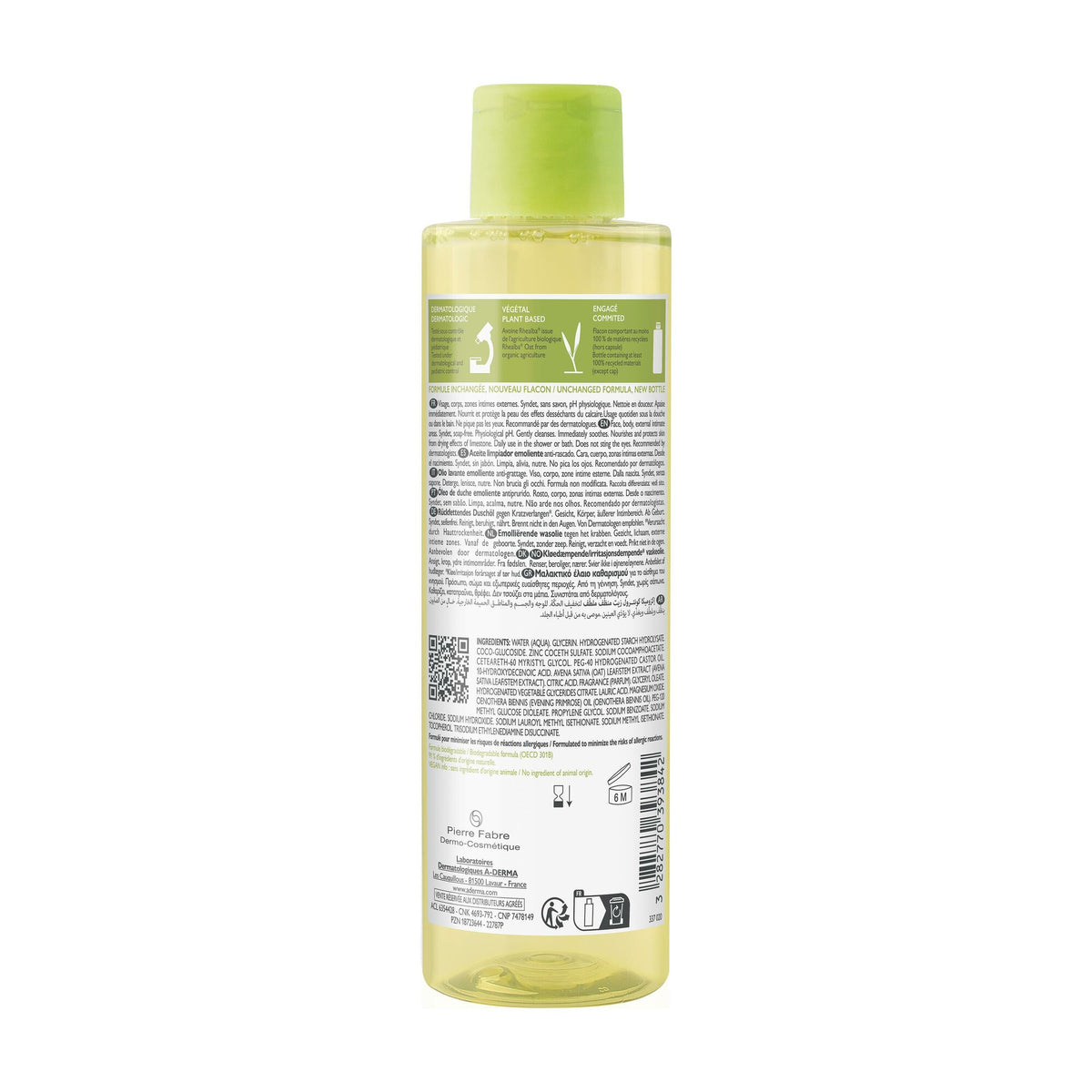 A-Derma Exomega Control Olio Lavante Emolliente 200ml-2