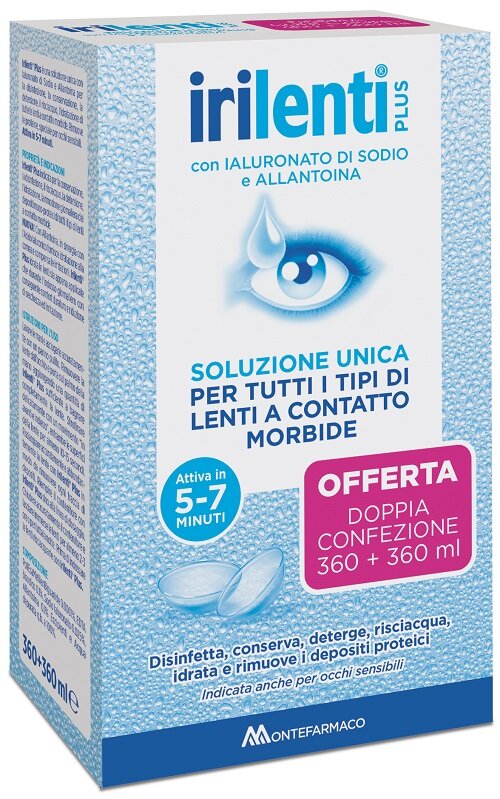 Irilenti Soluzione Unica Lenti A Contatto Morbide Duo Pack 360ml + 360ml-1