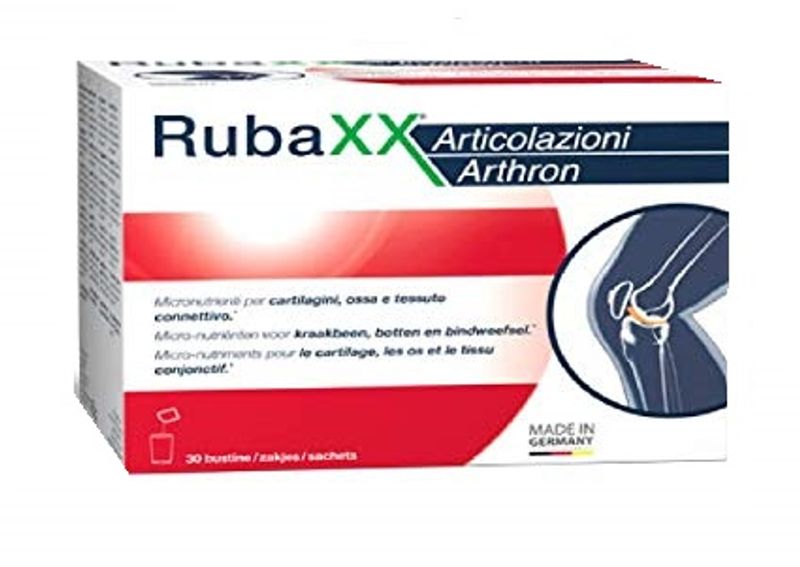 Rubaxx Articolazioni integratore alimentare per cartilagini e ossa 30 bustine solubili-1