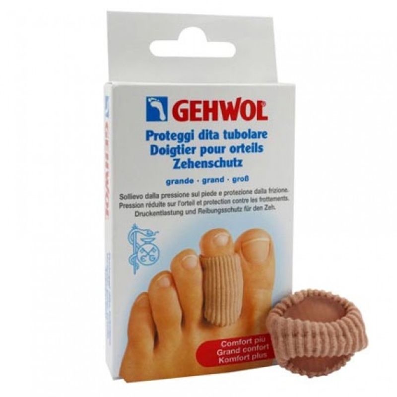 Gehwol proteggi dita tubolare 2 pezzi TG S-1