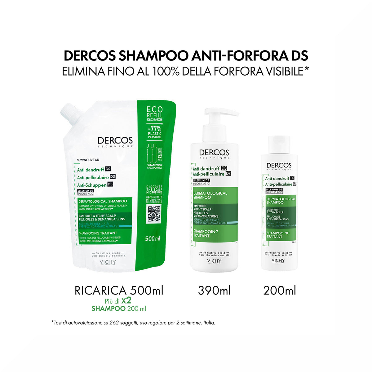 Vichy Dercos shampoo antiforfora capelli grassi 200 ml-20