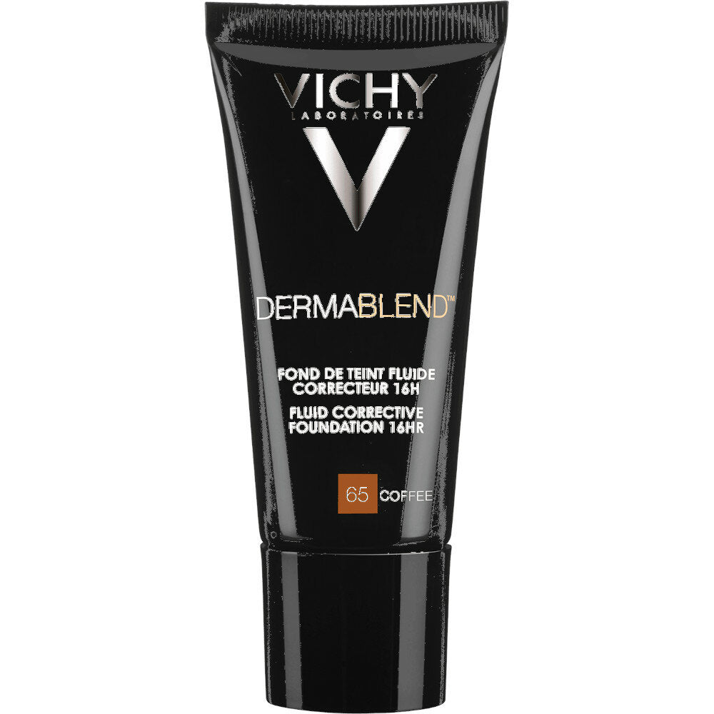 Vichy Dermablend Fondotinta fluido correttore 16H tonalità 65 Coffee 30ml-2