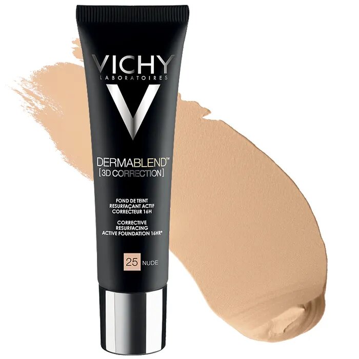 Vichy Dermablend 3D Fondotinta coprente per pelle grassa con imperfezioni tonalità 25 - 30 ml-2