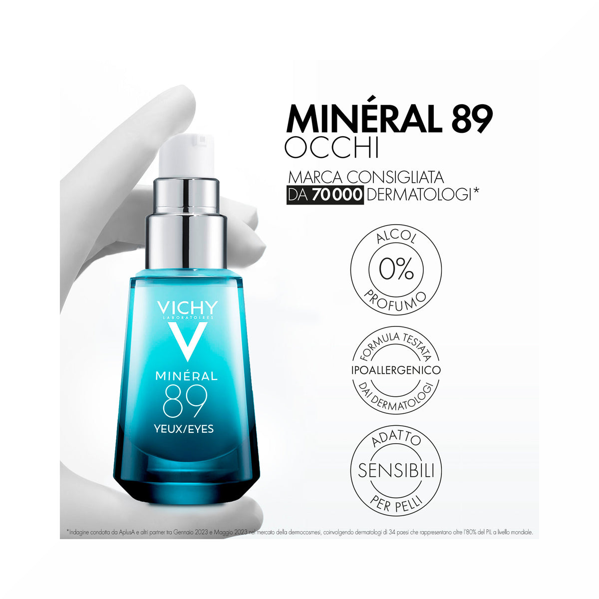 Vichy Mineral 89 Gel Occhi Fortificante e Idratante 15 ml-15