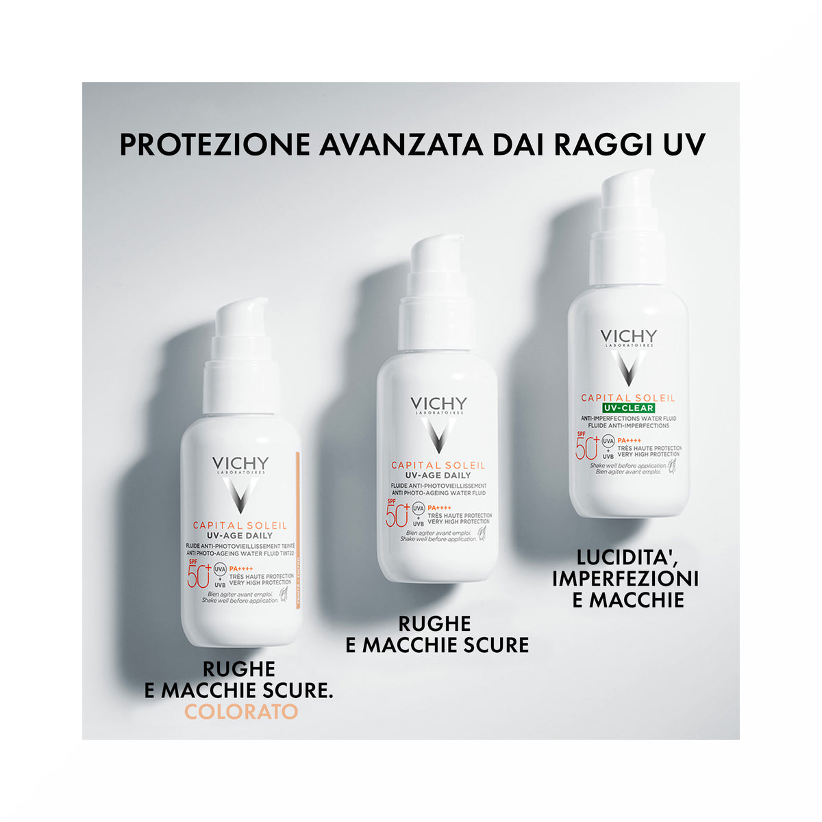 Vichy Capital Soleil Fluido Anti-Fotoinvecchiamento colorato 50+SPF 40 ml-18