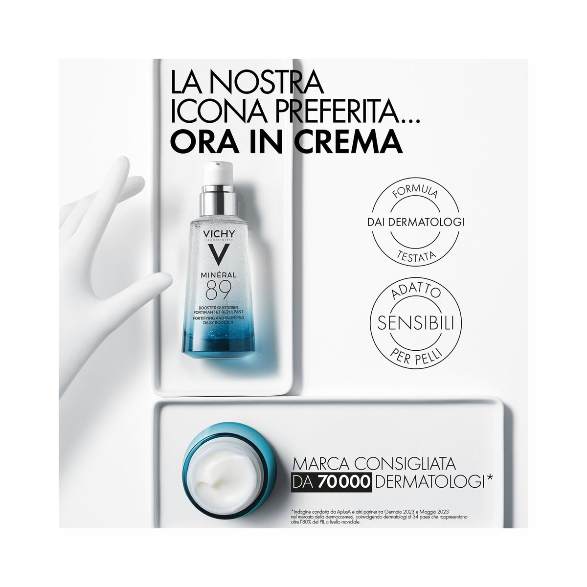 Vichy Mineral 89 Crema Idratante 72H Leggera 50ml-15
