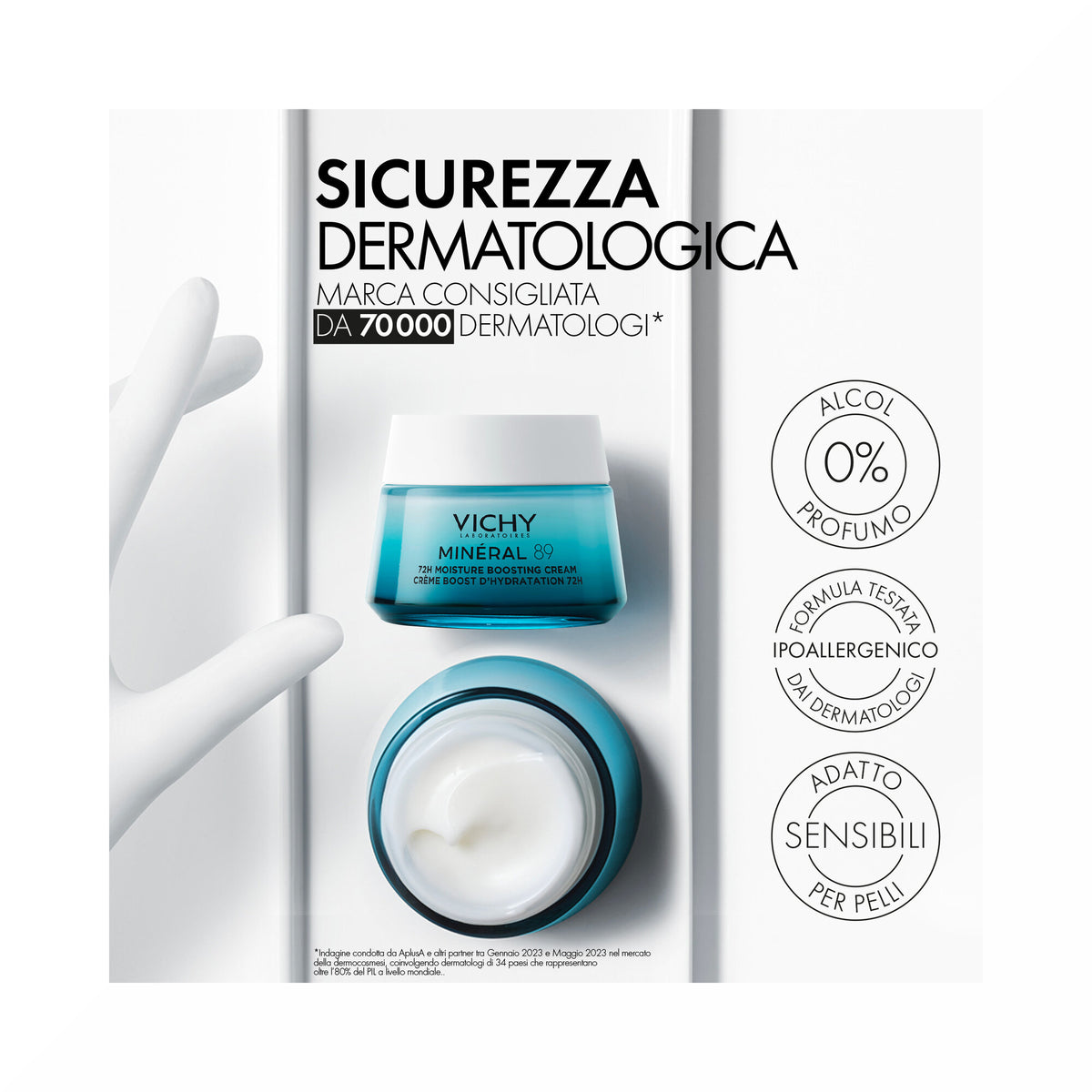 Vichy Mineral 89 Crema Idratante 72H Leggera 50ml-16