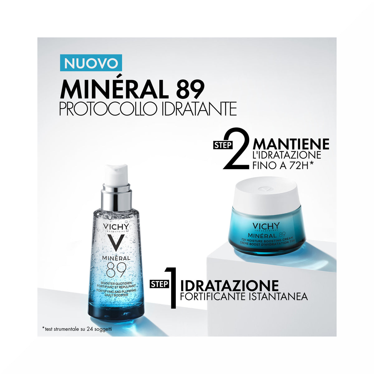 Vichy Mineral 89 Crema Idratante 72H Leggera 50ml-18