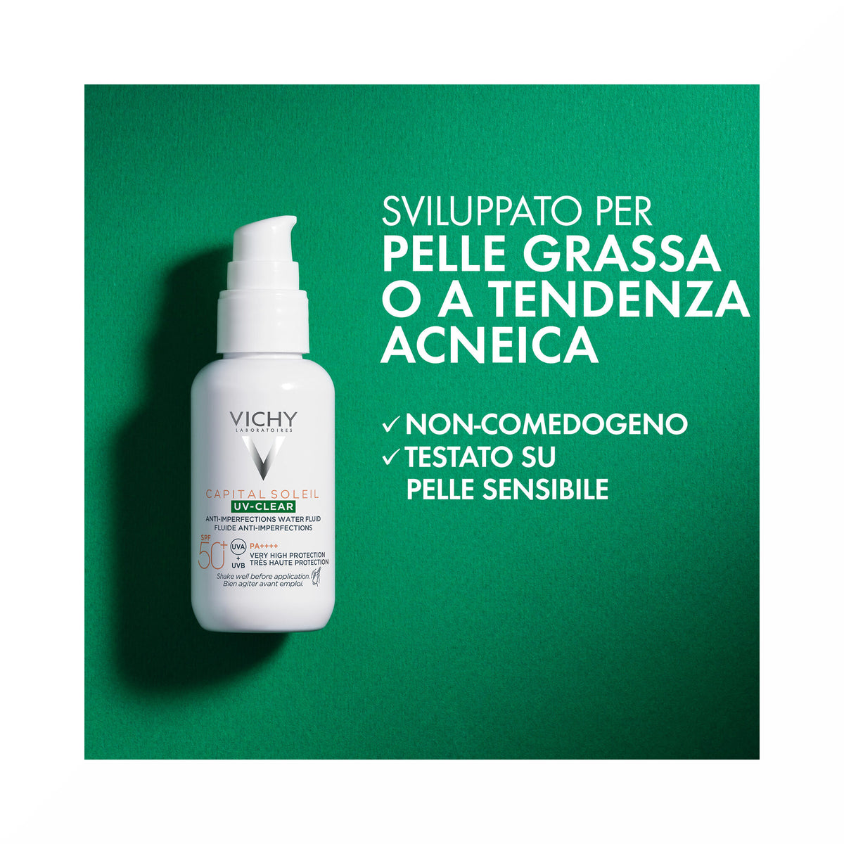 Vichy Capital Soleil UV-Clear SPF50+ fluido solare anti-imperfezioni 40ml-8