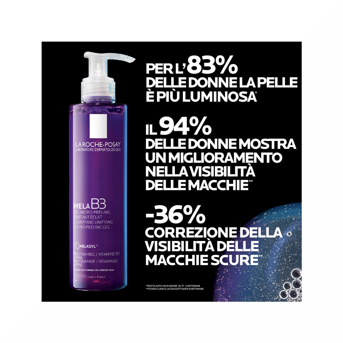 La Roche-Posay Mela B3 Gel Detergente Micro-Peeling Anti-Macchie 200 ml-3