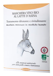 Biomeda Maschera viso al latte d'asina Bio-1