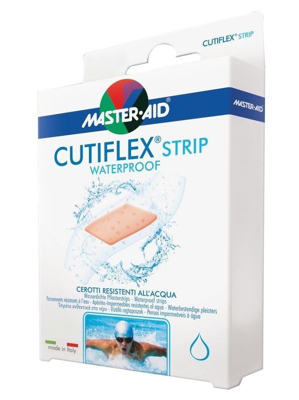 Master Aid Cutiflex Cerotti Resistenti all'Acqua 10 pezzi medio formato-1