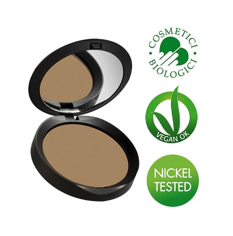 PuroBio Cosmetics Terra Resplendent Bronzing Powder n.01 marrone pallido-1