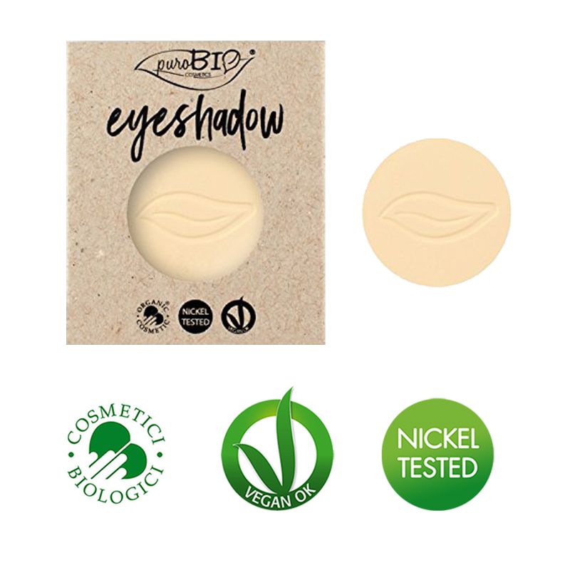 PuroBio Cosmetics Ombretto Compatto n.11 giallo banana-1