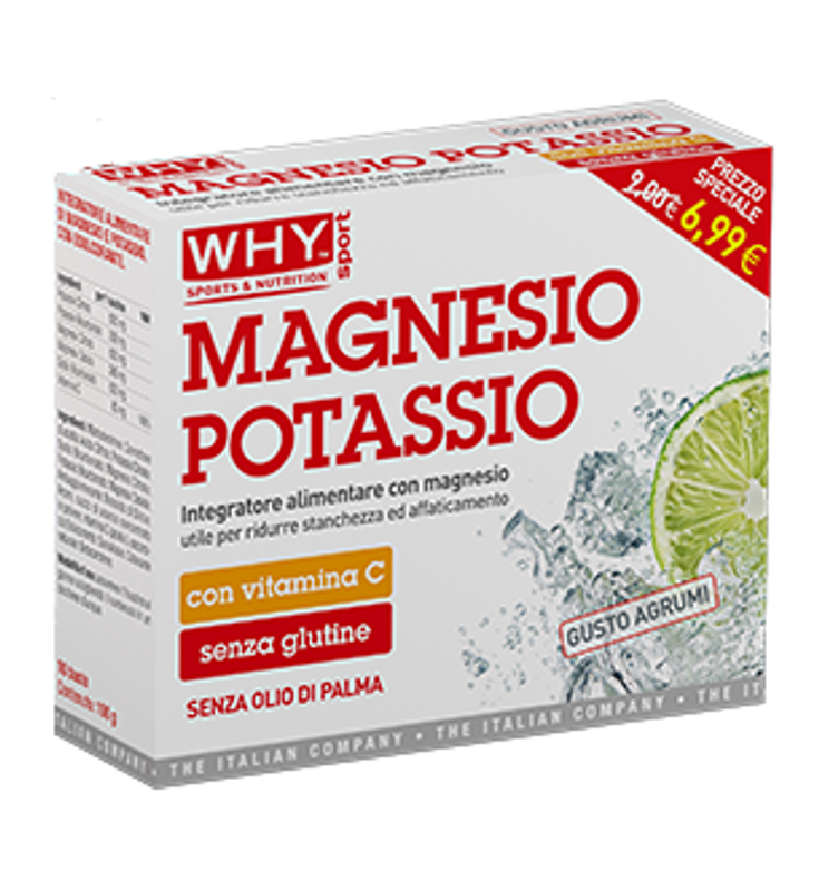 WHY Magnesio e Potassio stanchezza e affaticamento 10 bustine-1