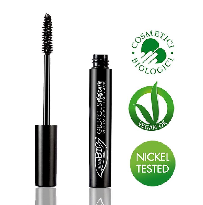 PuroBio Cosmetics Glorious Mascara Volumizzante n.01 Nero-1