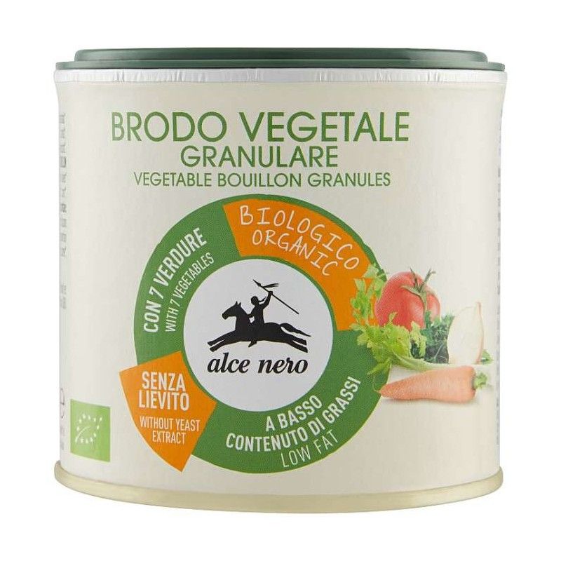 Alce Nero Brodo Vegetale granulare biologico 120g-0