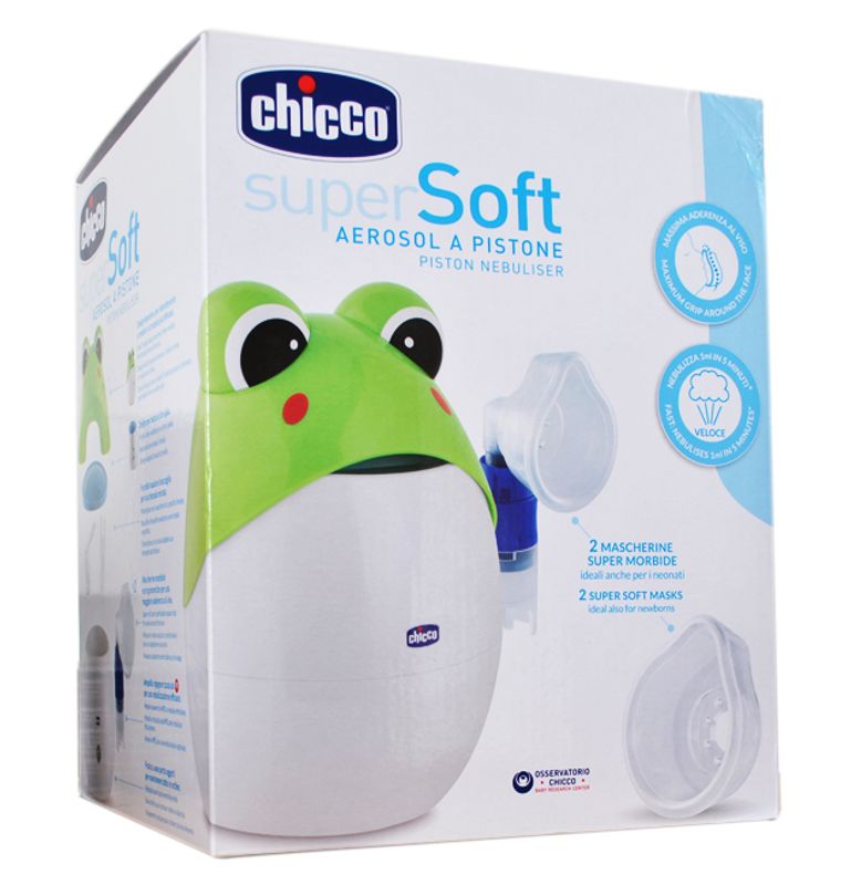 Chicco Apparecchio per Aerosol a pistone super soft rana 0m+-1
