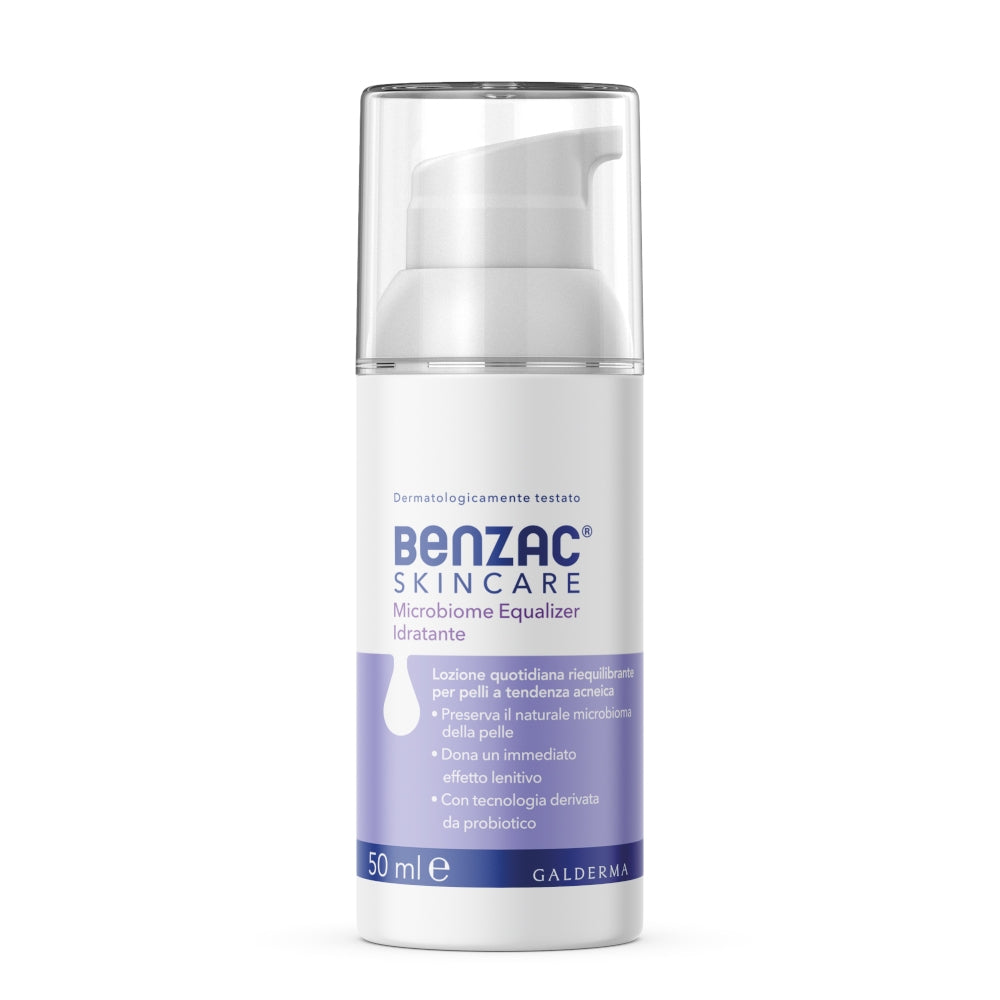 Benzac Skincare Microbiome Equalizer lozione idratante viso pelle acneica 50ml-7