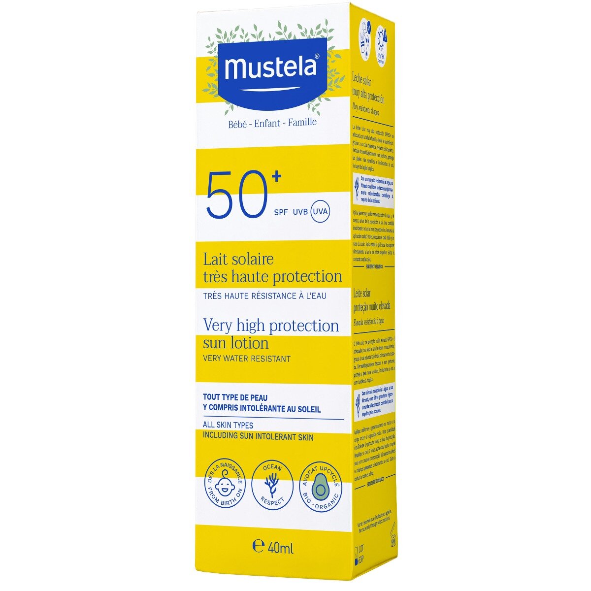 Mustela Latte Solare SPF50+ 40ml-2