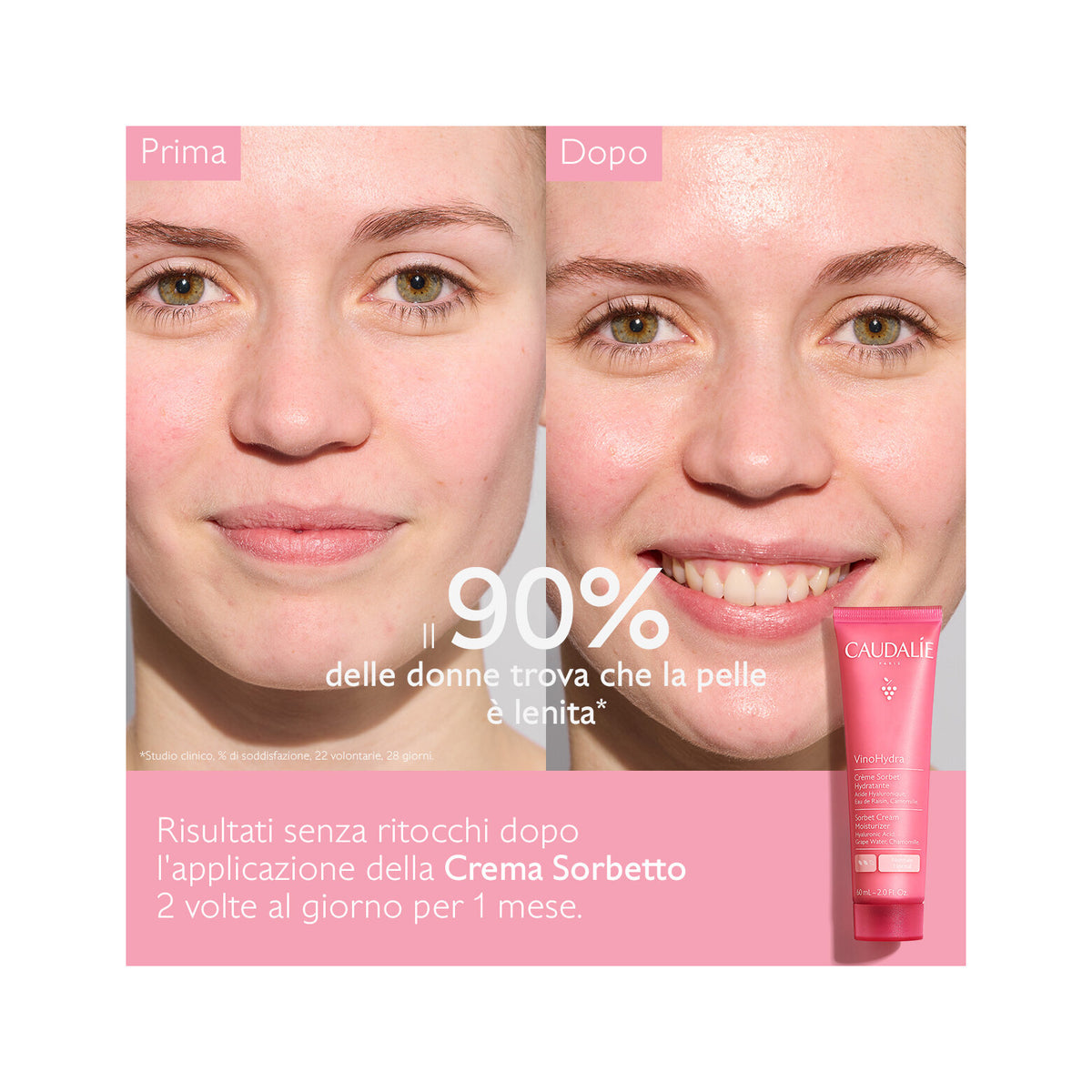 Caudalie Vinohydra Crema Sorbetto Idratante Viso 60ml-4