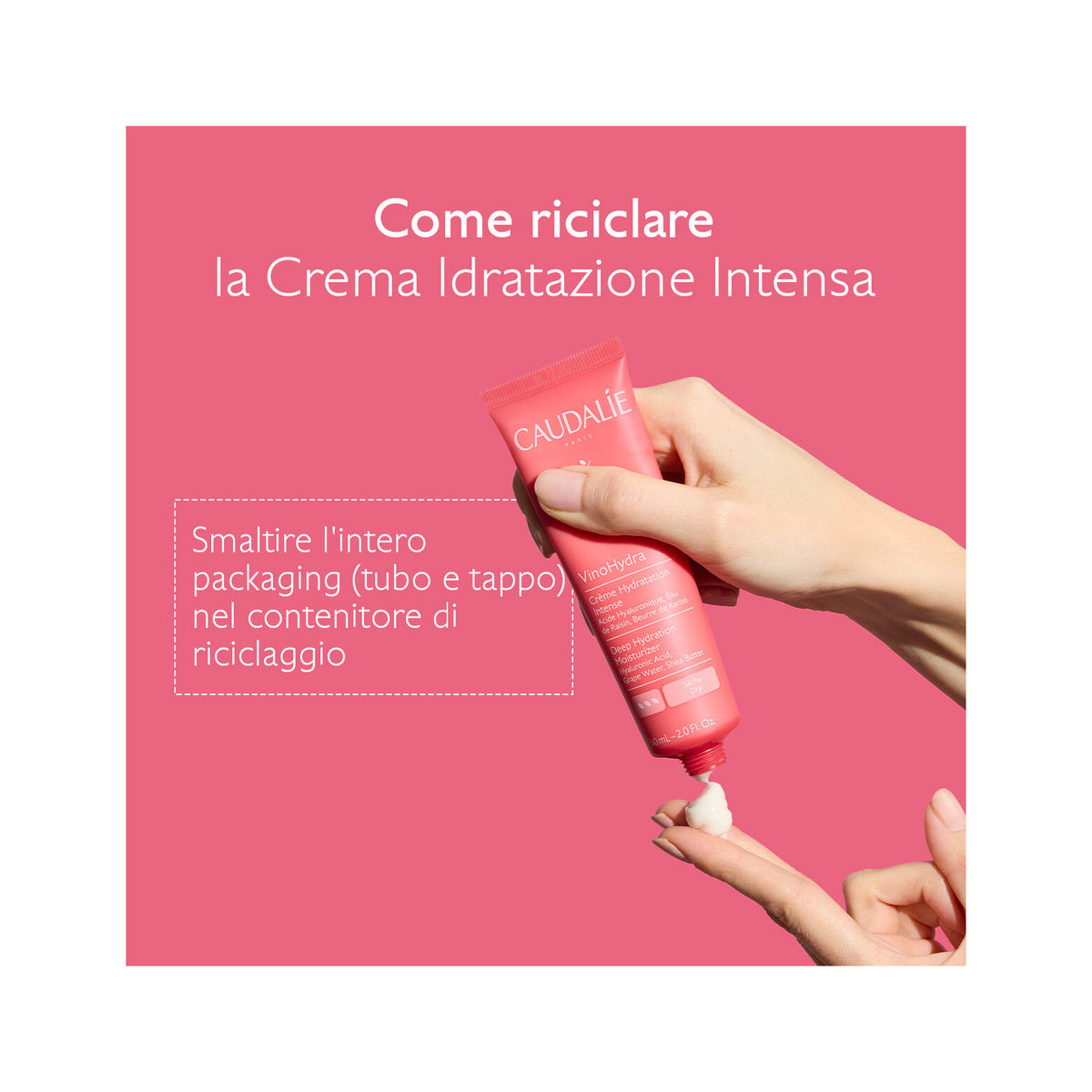 Caudalie Vinohydra Crema Idratazione Intensa Viso 60ml-9