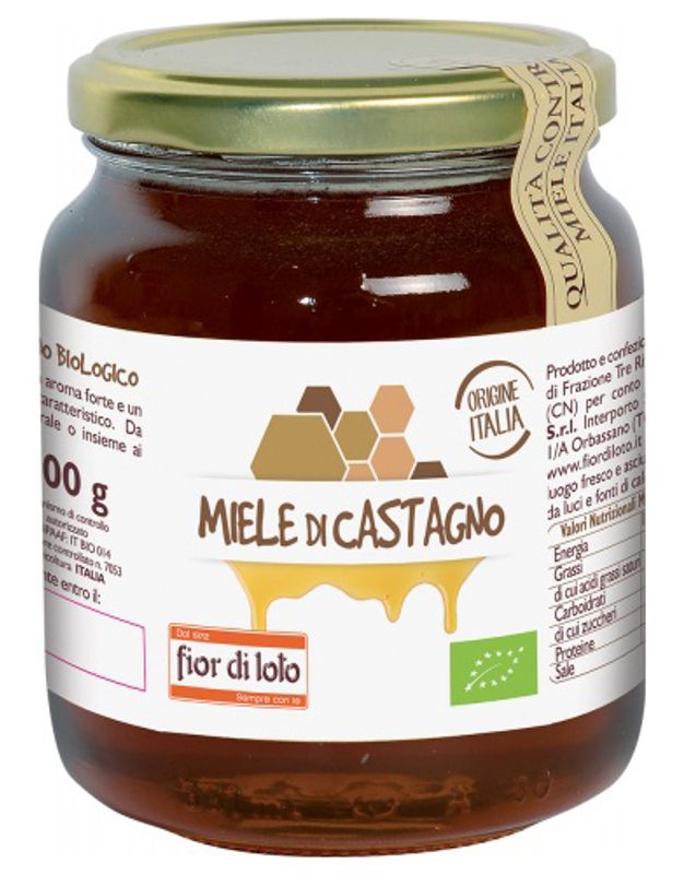 Fior di loto Miele di Castagno Bio 500g-1
