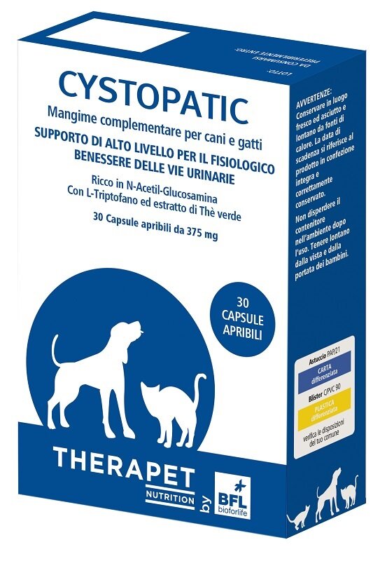 Therapet Nutrition Cystopatic Per Gatti E Cani 30 Capsule-1