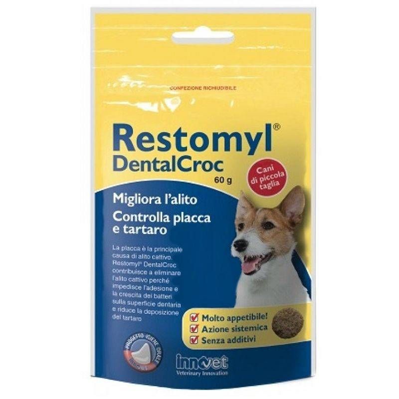 Innovet Restomyl Dentalcroc Cane alitosi placca e tartaro 60g-1