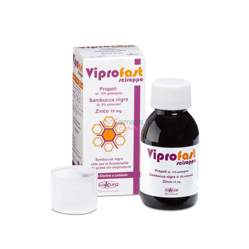Sakura Viprofast sciroppo 100ml integratore vie respiratore sistema immunitario-1