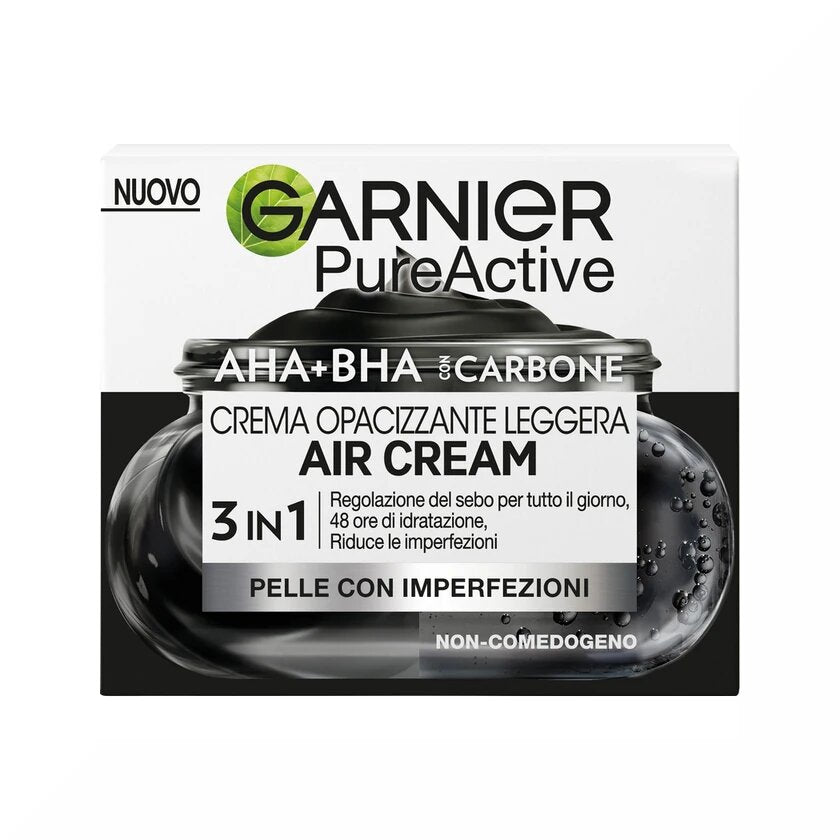 Garnier PureActive Air Cream Crema Opacizzante Leggera  3 In 1 50ml-1