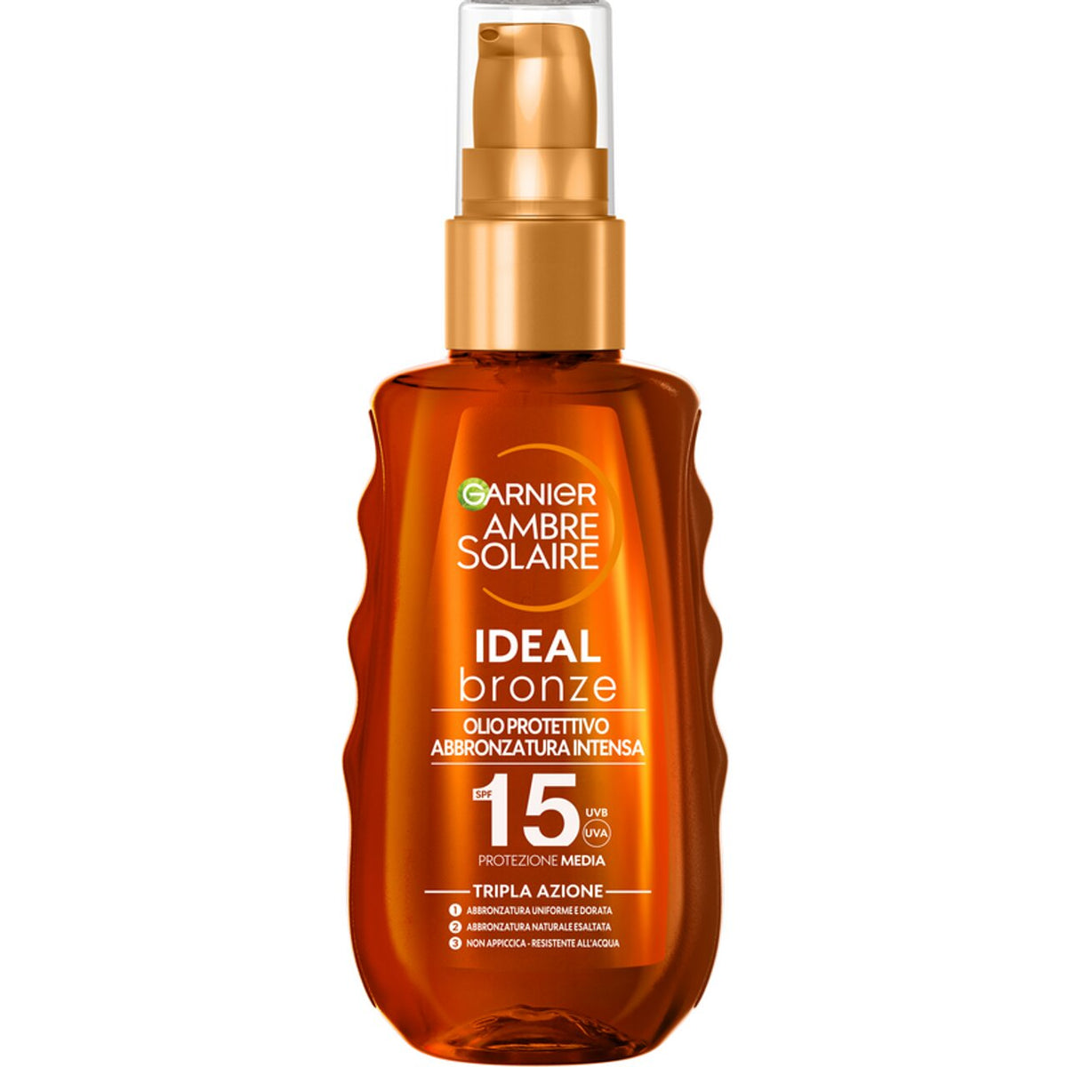 Garnier Ambre Solaire Ideal Bronze Olio Protettivo Abbronzatura Intensa 150ml SPF15-1