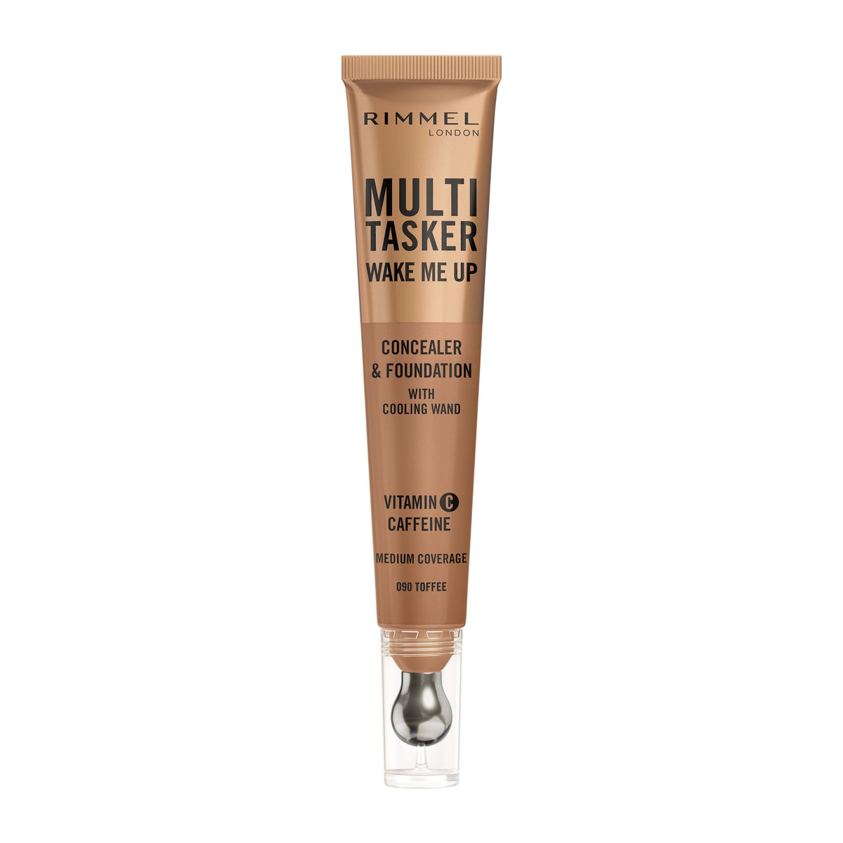 Rimmel Multi-tasker Wake Me Up Correttore & Fondotinta Formula Vegana 090 Toffee 20ml-1